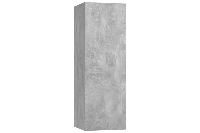 TV-benker 2 stk betonggrå 30,5x30x90 cm sponplate - Grå - Møbler - Mediamøbel & tv møbel - TV-benk & mediabenk