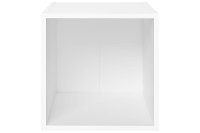 TV-benker 2 stk hvit 37x35x37 cm sponplate - Hvit - Møbler - Mediamøbel & tv møbel - TV-benk & mediabenk
