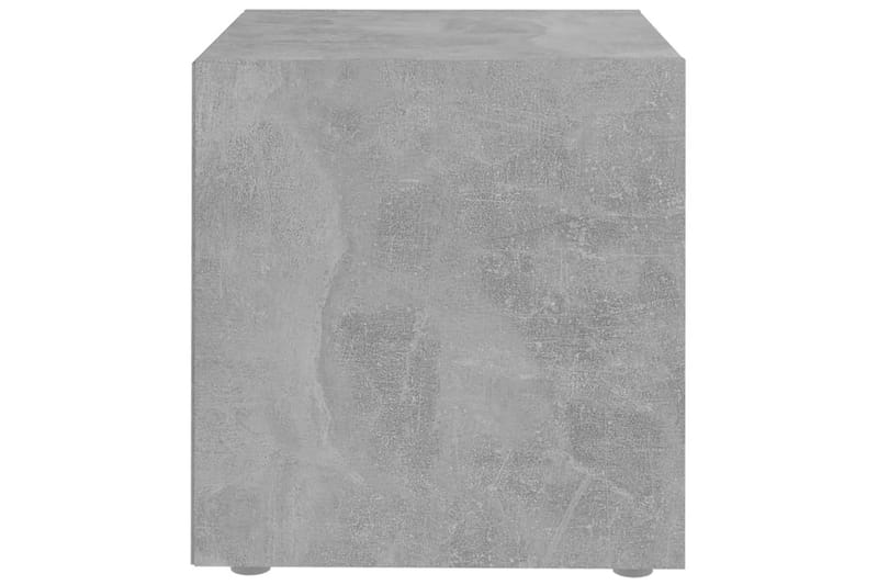 TV-benker 4 stk betonggrå 37x35x37 cm sponplate - Grå - Møbler - Mediamøbel & tv møbel - TV-benk & mediabenk