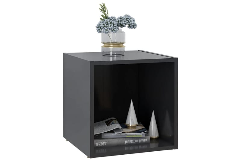TV-benker 4 stk grå 37x35x37 cm sponplate - Grå - Møbler - Mediamøbel & tv møbel - TV-benk & mediabenk
