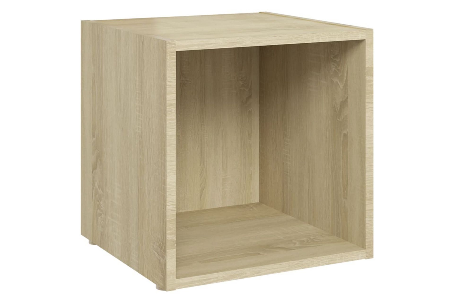 TV-benker 4 stk sonoma eik 37x35x37 cm sponplate - Brun - Møbler - Mediamøbel & tv møbel - TV-benk & mediabenk
