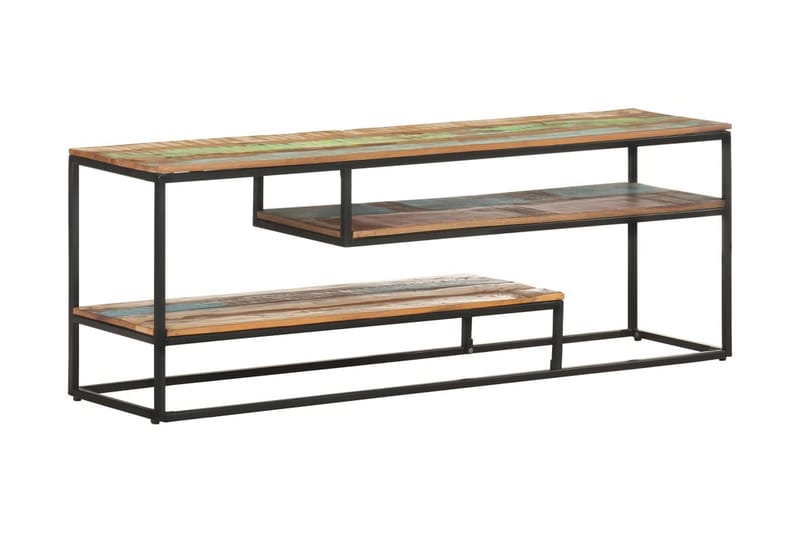 TV-skap 130x30x45 cm gjennvunnet heltre - Møbler - Mediamøbel & tv møbel - TV-benk & mediabenk