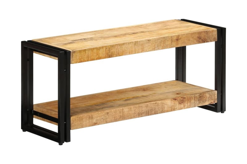 TV-skap 90x30x40 cm heltre mango - Brun - Møbler - Mediamøbel & tv møbel - TV-benk & mediabenk