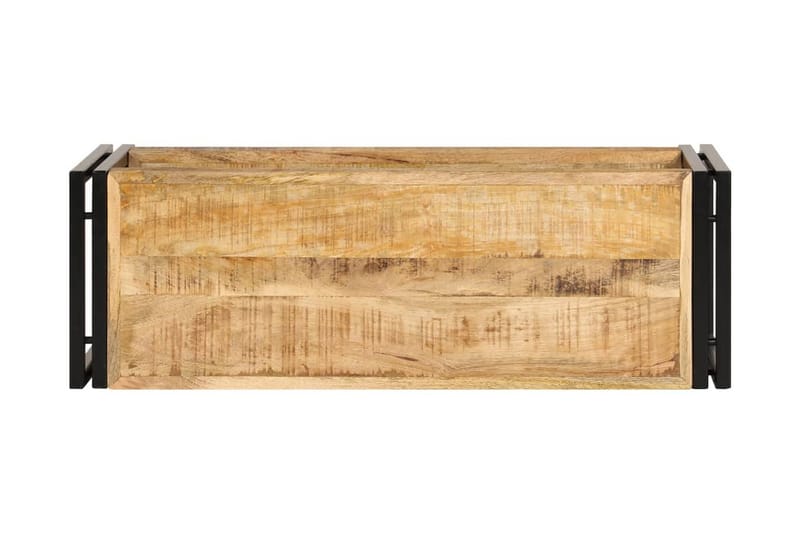 TV-skap 90x30x40 cm heltre mango - Brun - Møbler - Mediamøbel & tv møbel - TV-benk & mediabenk