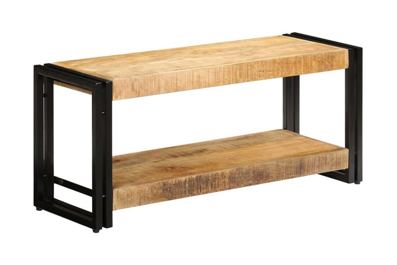 TV-skap 90x30x40 cm heltre mango - Brun - Møbler - Mediamøbel & tv møbel - TV-benk & mediabenk