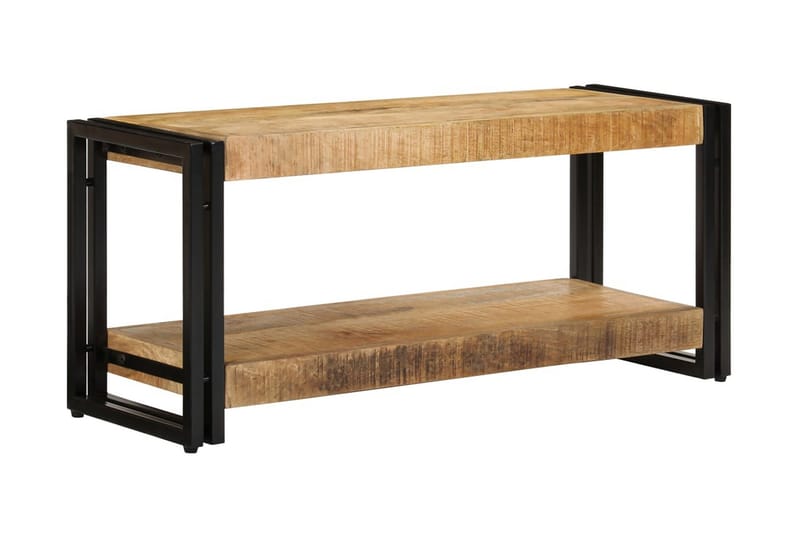 TV-skap 90x30x40 cm heltre mango - Brun - Møbler - Mediamøbel & tv møbel - TV-benk & mediabenk