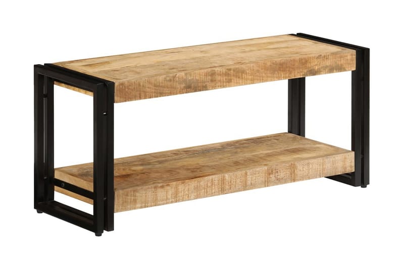 TV-skap 90x30x40 cm heltre mango - Brun - Møbler - Mediamøbel & tv møbel - TV-benk & mediabenk