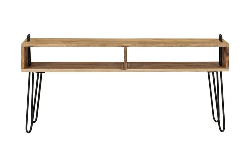 TV-skjenk heltre mango 110x35x45 cm - Brun/Beige - Møbler - Mediamøbel & tv møbel - TV-benk & mediabenk