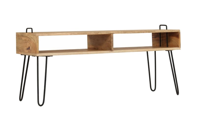 TV-skjenk heltre mango 110x35x45 cm - Brun/Beige - Møbler - Mediamøbel & tv møbel - TV-benk & mediabenk