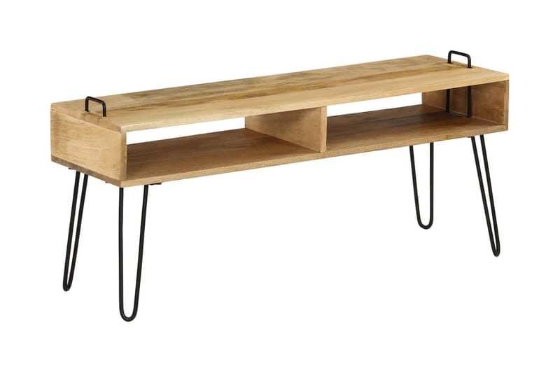 TV-skjenk heltre mango 110x35x45 cm - Brun/Beige - Møbler - Mediamøbel & tv møbel - TV-benk & mediabenk