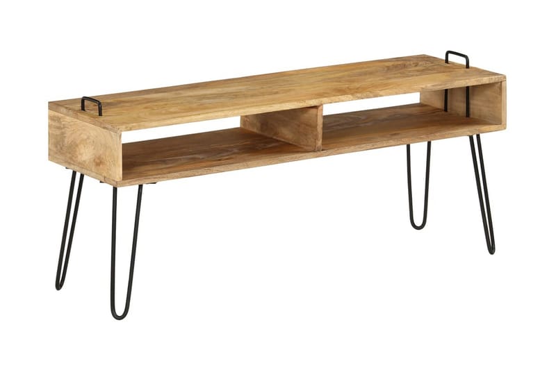 TV-skjenk heltre mango 110x35x45 cm - Brun/Beige - Møbler - Mediamøbel & tv møbel - TV-benk & mediabenk