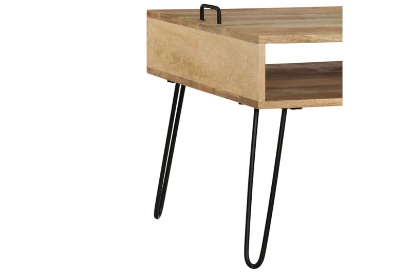 TV-skjenk heltre mango 110x35x45 cm - Brun/Beige - Møbler - Mediamøbel & tv møbel - TV-benk & mediabenk