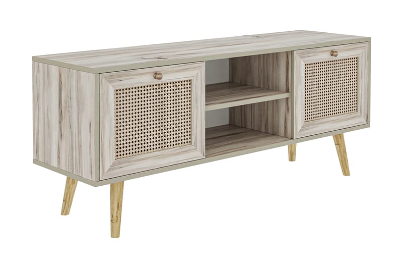TV Stand 140 cm Eik - Sand/Natur - Møbler - Mediamøbel & tv møbel - TV-benk & mediabenk