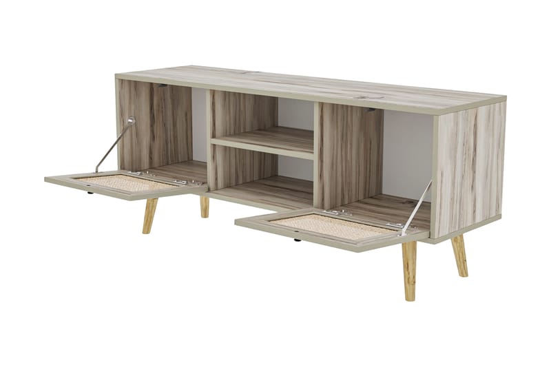 TV Stand 140 cm Eik - Sand/Natur - Møbler - Mediamøbel & tv møbel - TV-benk & mediabenk