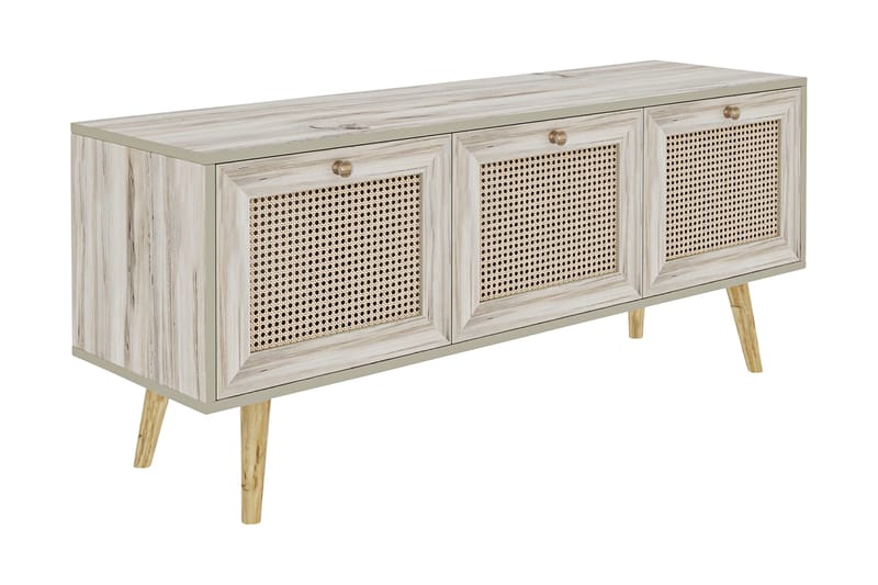 TV Stand 140 cm Eik - Sand/Natur - Møbler - Mediamøbel & tv møbel - TV-benk & mediabenk
