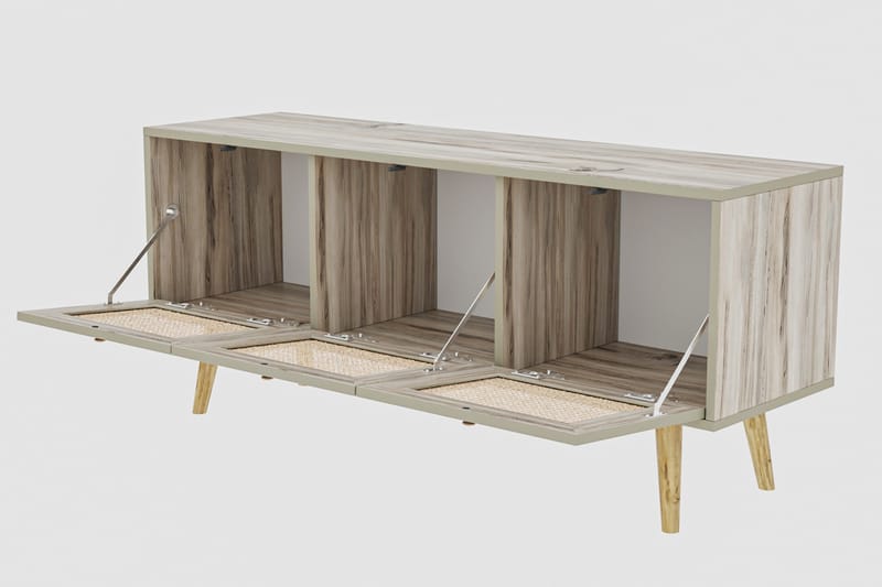 TV Stand 140 cm Eik - Sand/Natur - Møbler - Mediamøbel & tv møbel - TV-benk & mediabenk