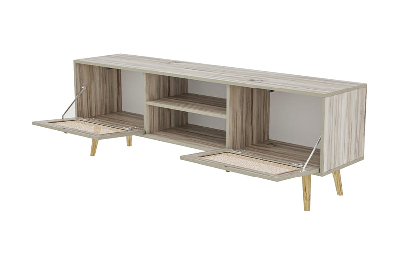 TV Stand 180 cm Eik - Sand/Natur - Møbler - Mediamøbel & tv møbel - TV-benk & mediabenk