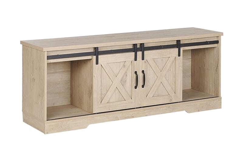 Ulan TV-benk 150x40 cm - Lysebrun - Møbler - Mediamøbel & tv møbel - TV-benk & mediabenk