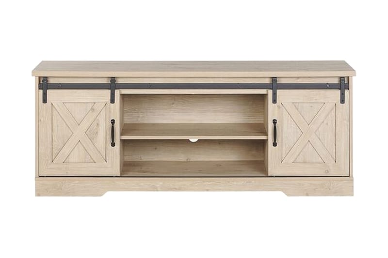 Ulan TV-benk 150x40 cm - Lysebrun - Møbler - Mediamøbel & tv møbel - TV-benk & mediabenk