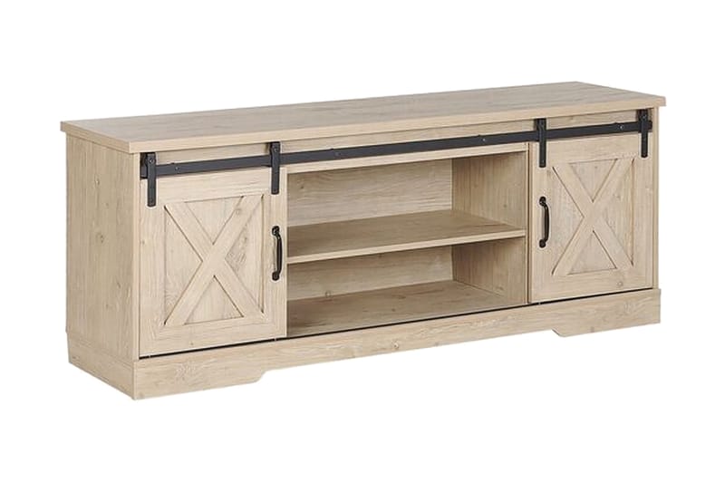 Ulan TV-benk 150x40 cm - Lysebrun - Møbler - Mediamøbel & tv møbel - TV-benk & mediabenk