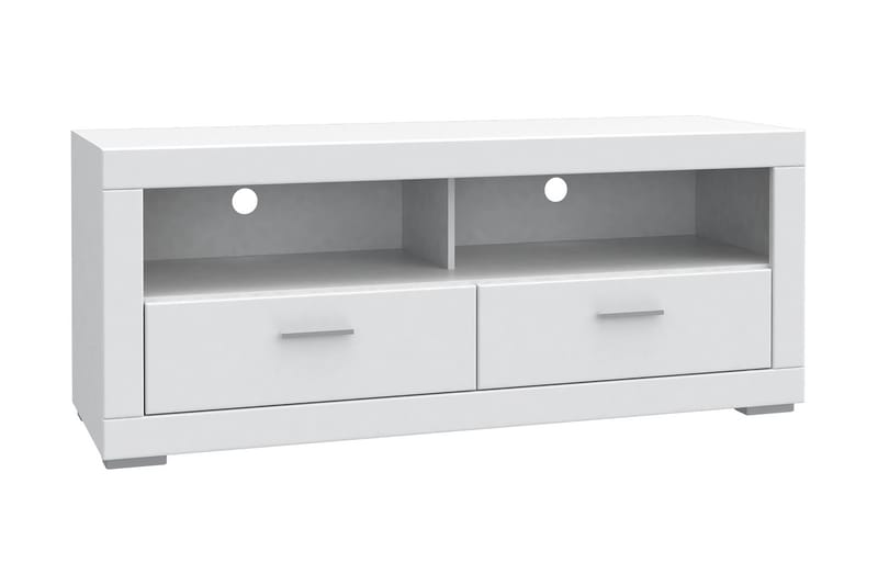 Uzayr TV-benk 156 cm - Hvit - Møbler - Mediamøbel & tv møbel - TV-benk & mediabenk
