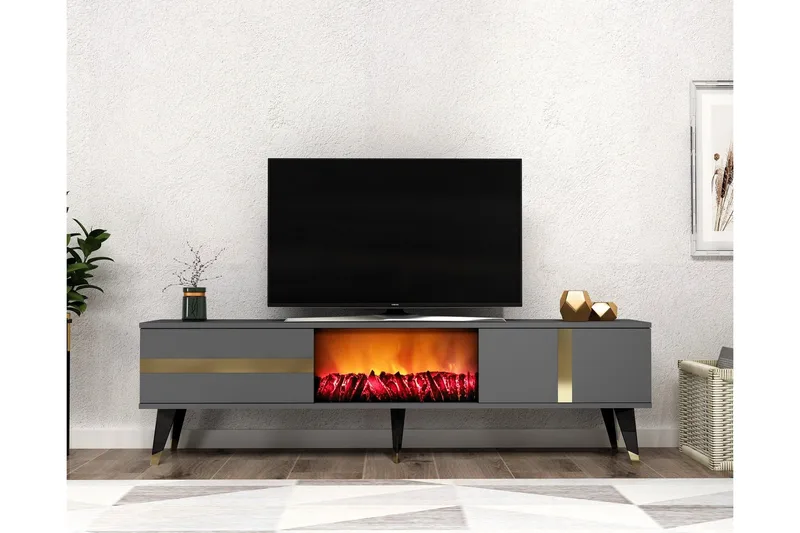 Vania TV-benk 150 cm, Gull