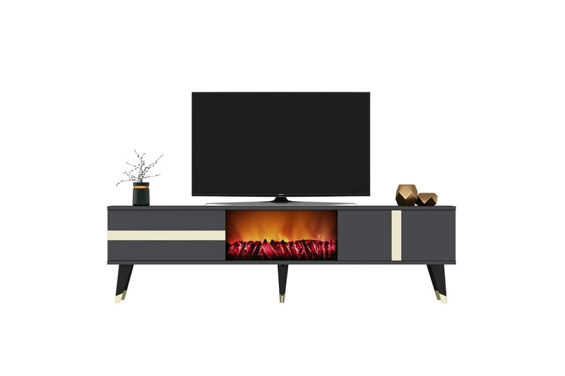 Vania TV-benk 150 cm - Gull - Møbler - Mediamøbel & tv møbel - TV-benk & mediabenk