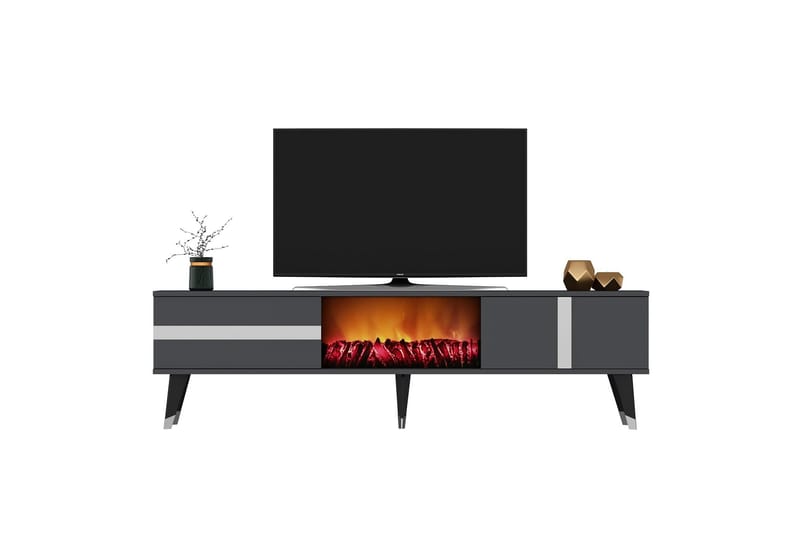 Vania TV-benk 150 cm - Sølv - Møbler - Mediamøbel & tv møbel - TV-benk & mediabenk