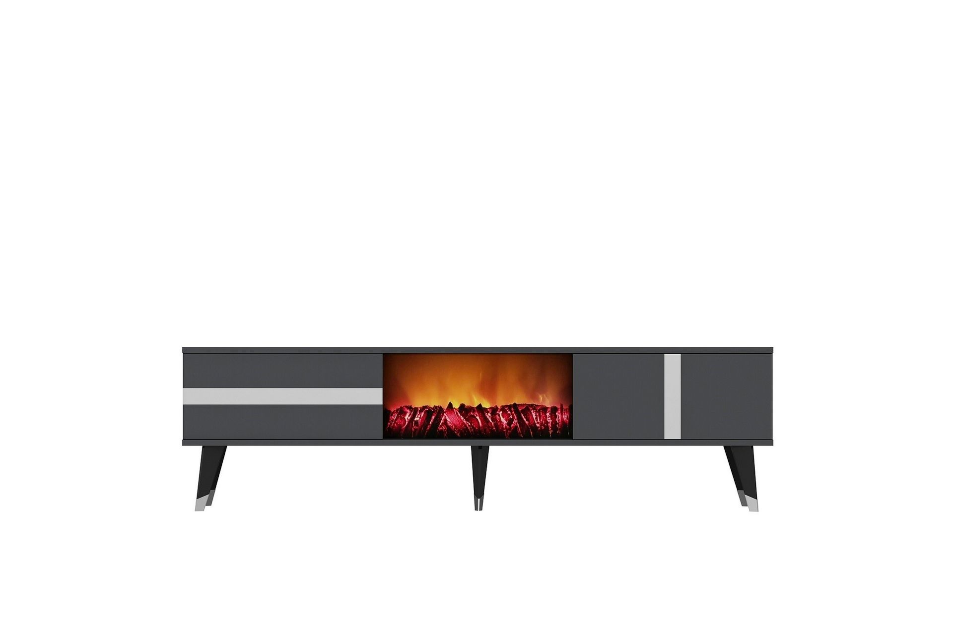 Vania TV-benk 150 cm - Sølv - Møbler - Mediamøbel & tv møbel - TV-benk & mediabenk