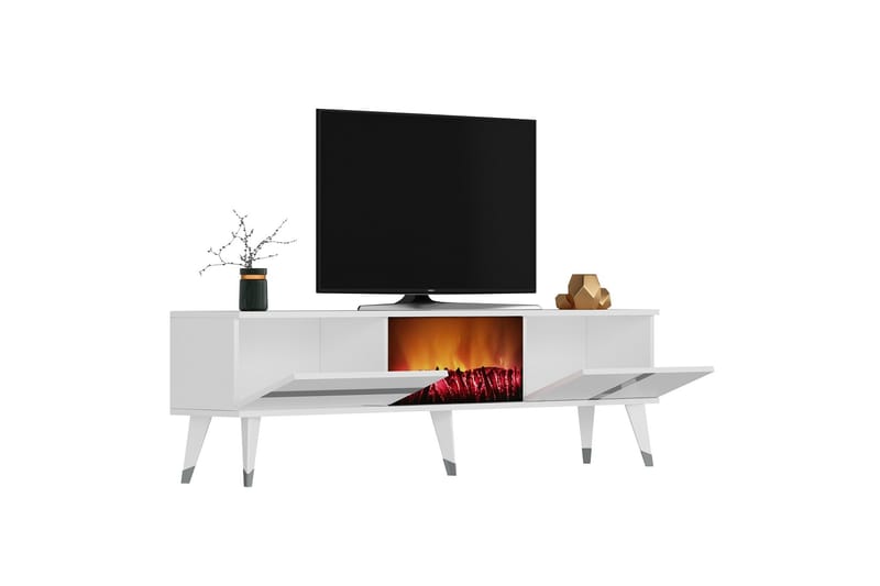 Vania TV-benk 150 cm - Sølv - Møbler - Mediamøbel & tv møbel - TV-benk & mediabenk