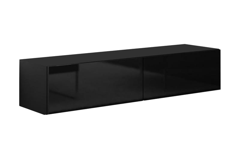 Vasil Tv-benk 140 cm - Svart - Møbler - Mediamøbel & tv møbel - TV-benk & mediabenk