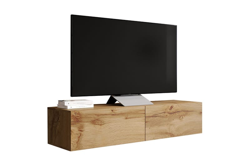 Vasil TV-benk 140 cm - Tre/Natur - Møbler - Mediamøbel & tv møbel - TV-benk & mediabenk
