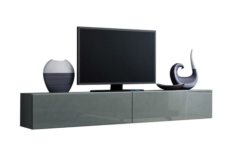 Vasil Tv-benk 180 cm - Grå - Møbler - Mediamøbel & tv møbel - TV-benk & mediabenk