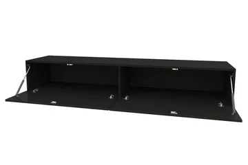 Vasil TV-benk 180 cm - Hvit/Hvit Høyglans - Møbler - Mediamøbel & tv møbel - TV-benk & mediabenk