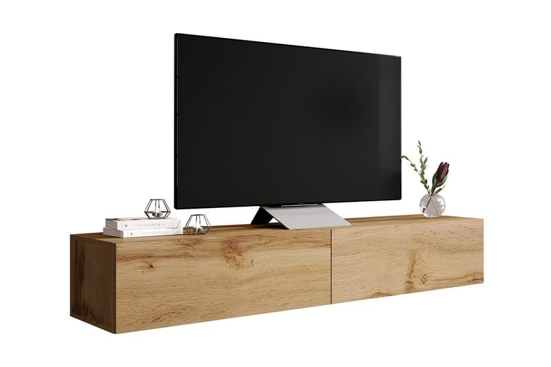 Vasil TV-benk 180 cm - Tre/Natur - Møbler - Mediamøbel & tv møbel - TV-benk & mediabenk