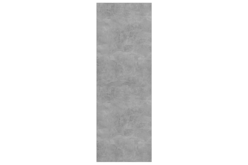 Vegghengt TV-benk betonggrå 37x37x107 cm sponplate - Grå - Møbler - Mediamøbel & tv møbel - TV-benk & mediabenk