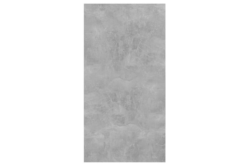 Vegghengt TV-benk betonggrå 37x37x72 cm sponplate - Grå - Møbler - Mediamøbel & tv møbel - TV-benk & mediabenk