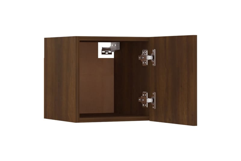 Vegghengt TV-benk brun eik 30,5x30x30 cm - Brun - Møbler - Mediamøbel & tv møbel - TV-benk & mediabenk