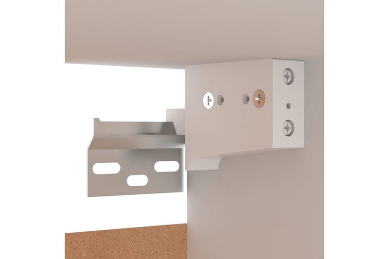 Vegghengt TV-benk hvit 30,5x30x30 cm - Hvit - Møbler - Mediamøbel & tv møbel - TV-benk & mediabenk