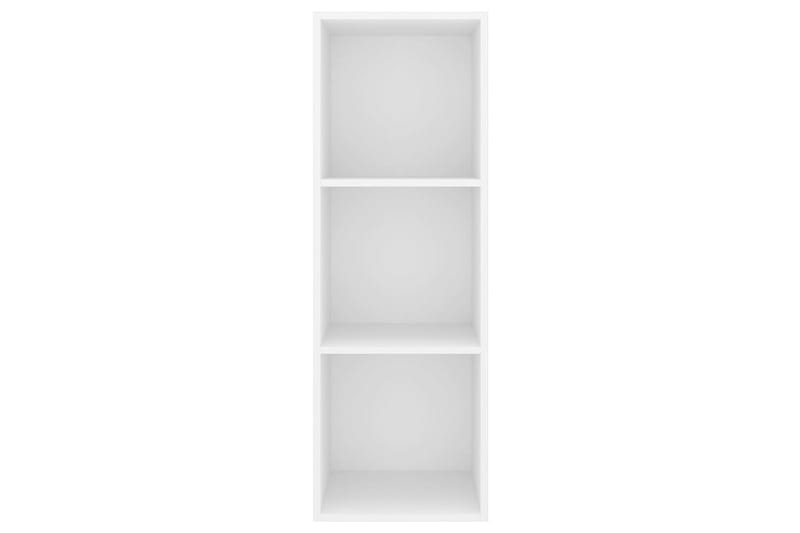 Vegghengt TV-benk hvit 37x37x107 cm sponplate - Hvit - Møbler - Mediamøbel & tv møbel - TV-benk & mediabenk