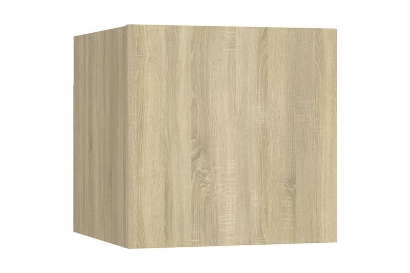 Vegghengt TV-benk sonoma eik 30,5x30x30 cm - Brun - Møbler - Mediamøbel & tv møbel - TV-benk & mediabenk