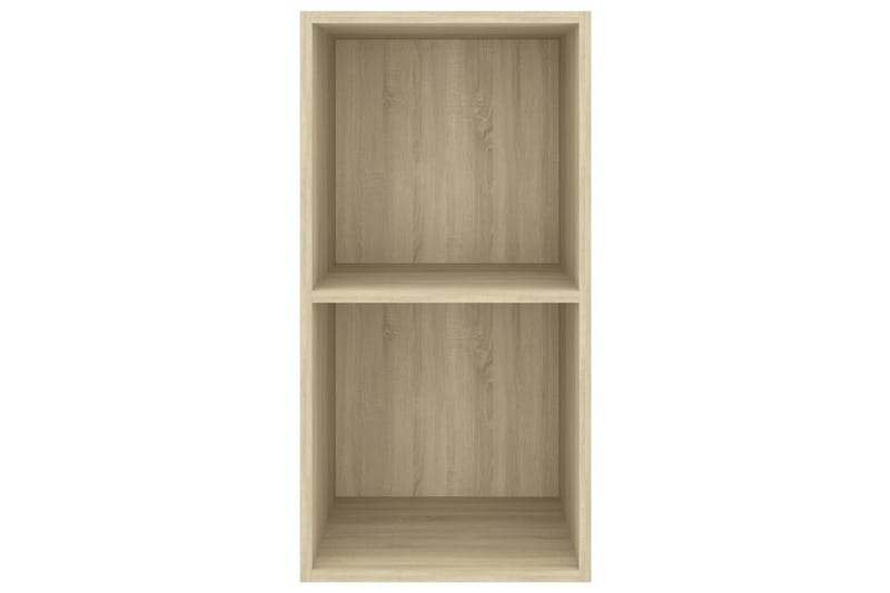 Vegghengt TV-benk sonoma eik 37x37x72 cm sponplate - Brun - Møbler - Mediamøbel & tv møbel - TV-benk & mediabenk