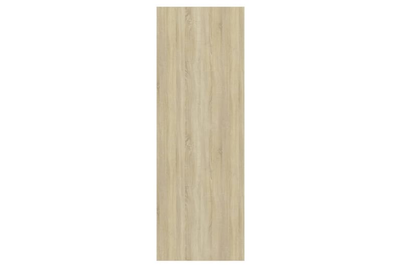 Vegghengt TV-benk sonoma eik og hvit 37x37x107 cm sponplate - Beige - Møbler - Mediamøbel & tv møbel - TV-benk & mediabenk