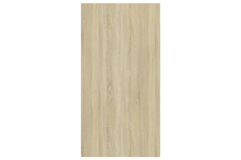 Vegghengt TV-benk sonoma eik og hvit 37x37x72 cm sponplate - Beige - TV-benk & mediabenk