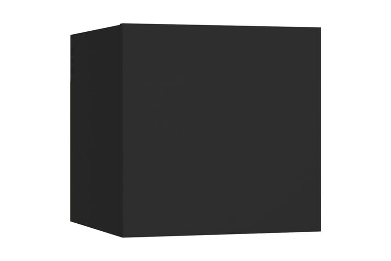 Vegghengt TV-benk svart 30,5x30x30 cm - Svart - Møbler - Mediamøbel & tv møbel - TV-benk & mediabenk