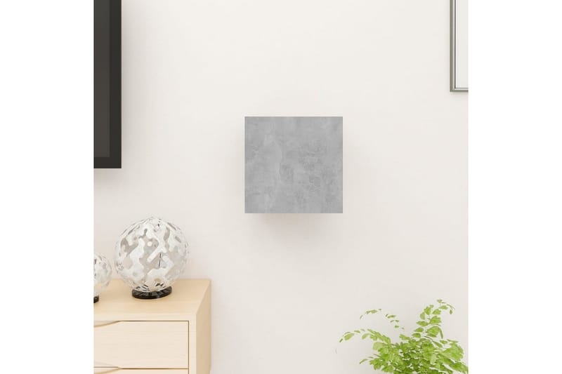 Vegghengte TV-benk betonggrå 30,5x30x30 cm - Grå - Møbler - Mediamøbel & tv møbel - TV-benk & mediabenk