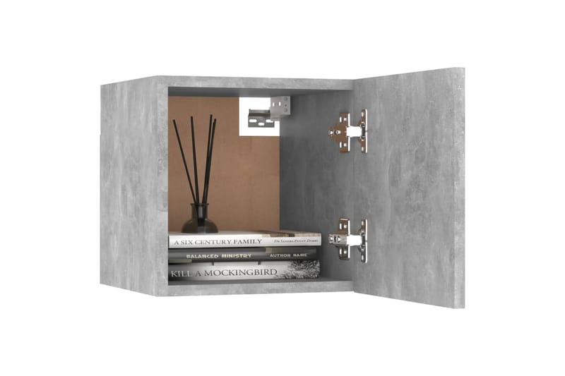 Vegghengte TV-benk betonggrå 30,5x30x30 cm - Grå - Møbler - Mediamøbel & tv møbel - TV-benk & mediabenk