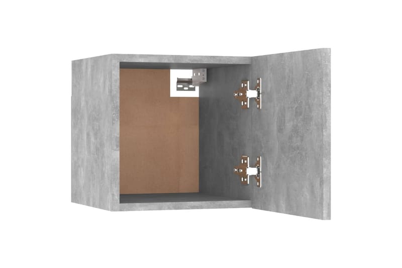 Vegghengte TV-benker 2 stk betonggrå 30,5x30x30 cm - Grå - Møbler - Mediamøbel & tv møbel - TV-benk & mediabenk