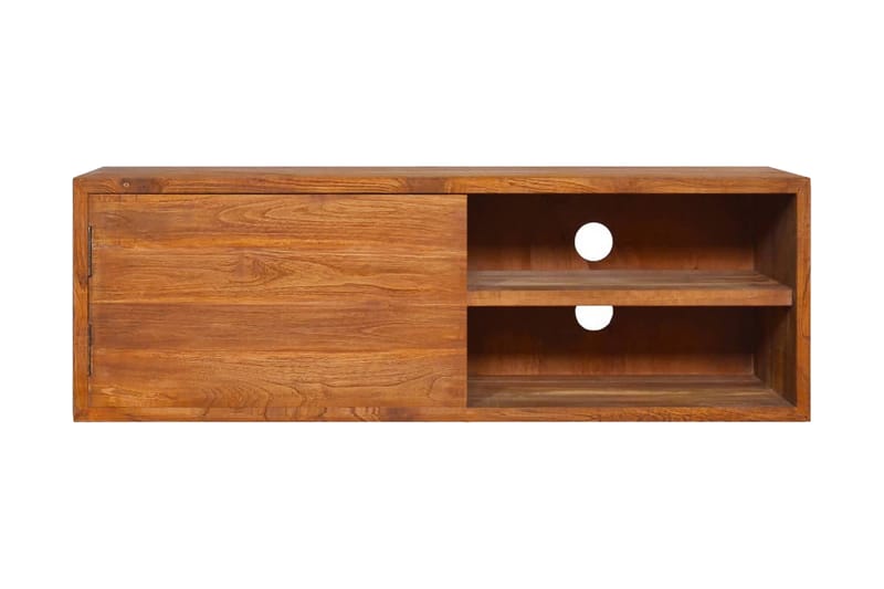 Veggmontert TV-benk 180x30x30 cm heltre teak - Møbler - Mediamøbel & tv møbel - TV-benk & mediabenk