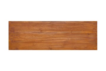 Veggmontert TV-benk 90x30x30 cm heltre teak - Brun - Møbler - Mediamøbel & tv møbel - TV-benk & mediabenk